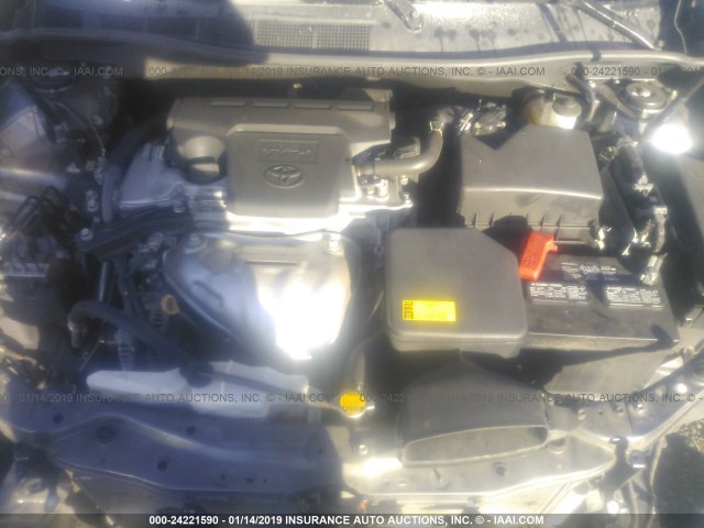 4T1BF1FK2EU400661 - 2014 TOYOTA CAMRY L/SE/LE/XLE 灰色 照片 10