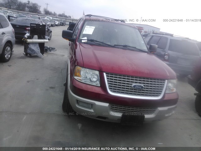 1FMPU175X5LA40145 - 2005 FORD EXPEDITION EDDIE BAUER RED photo 6