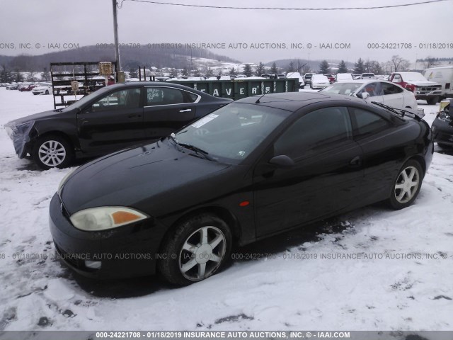 1ZWHT61L625601126 - 2002 MERCURY COUGAR V6/SPORT BLACK photo 2