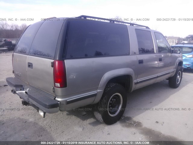 3GNGK26J7XG192728 - 1999 CHEVROLET SUBURBAN K2500 TAN photo 4