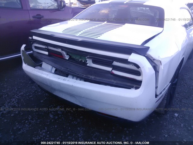 2C3CDZAG2HH613217 - 2017 DODGE CHALLENGER SXT WHITE photo 6