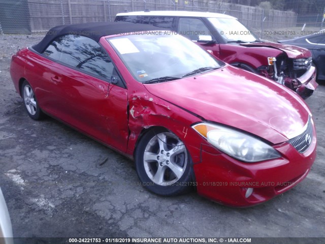 4T1FA38P36U106952 - 2006 TOYOTA CAMRY SOLARA SE/SLE RED photo 1