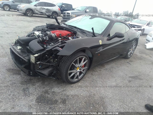 ZFF65LJA4A0175391 - 2010 FERRARI CALIFORNIA BLACK photo 2