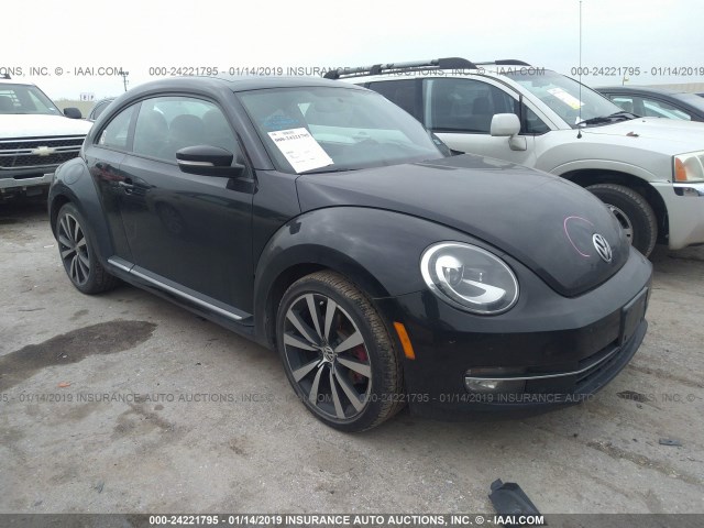 3VW4A7AT5DM657456 - 2013 VOLKSWAGEN BEETLE TURBO BLACK photo 1