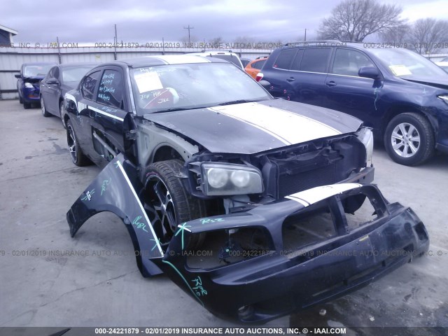 2B3KA43G16H401245 - 2006 DODGE CHARGER SE/SXT BLACK photo 1