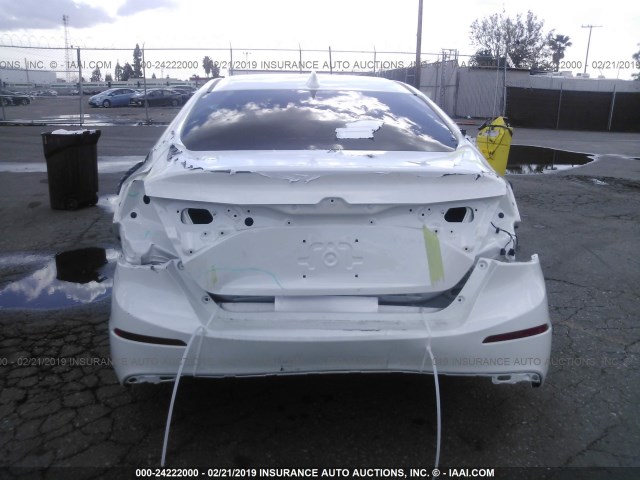 19XZE4F91KE004574 - 2019 HONDA INSIGHT TOURING WHITE photo 6