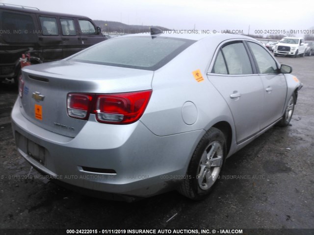 1G11B5SL1FF296129 - 2015 CHEVROLET MALIBU LS SILVER photo 4