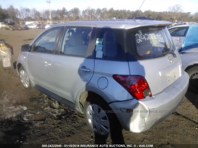 JTKKT624750124768 - 2005 TOYOTA SCION XA SILVER photo 3