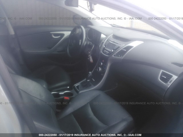 KMHDH4AE3EU152457 - 2014 HYUNDAI ELANTRA SE/SPORT/LIMITED GRAY photo 5