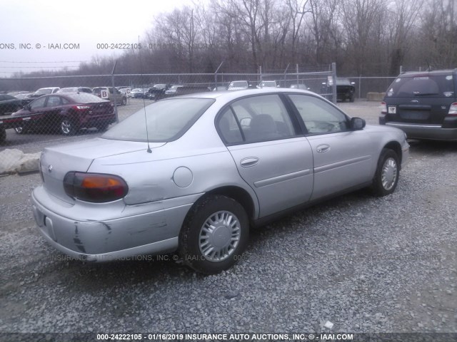 1G1ND52F74M601342 - 2004 CHEVROLET CLASSIC SILVER photo 4