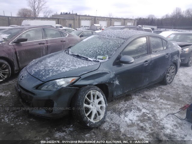 JM1BL1W61C1583744 - 2012 MAZDA 3 S BLUE photo 2