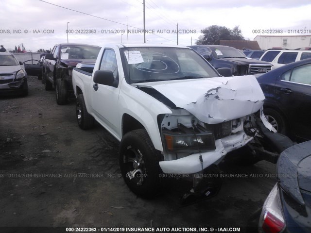 1GCCSBD98A8137587 - 2010 CHEVROLET COLORADO WHITE photo 1