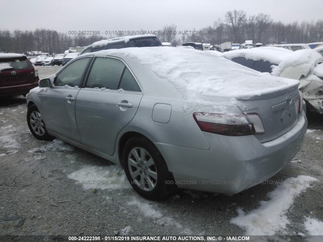 JTNBB46KX73039413 - 2007 TOYOTA CAMRY NEW GENERAT HYBRID SILVER photo 3