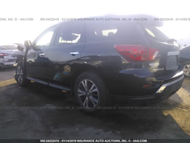 5N1DR2MN6HC911657 - 2017 NISSAN PATHFINDER S/SV/SL/PLATINUM BLACK photo 3