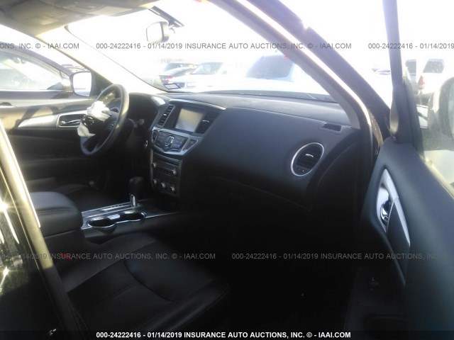 5N1DR2MN6HC911657 - 2017 NISSAN PATHFINDER S/SV/SL/PLATINUM BLACK photo 5