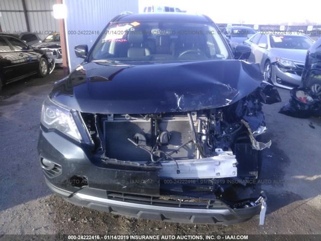 5N1DR2MN6HC911657 - 2017 NISSAN PATHFINDER S/SV/SL/PLATINUM BLACK photo 6