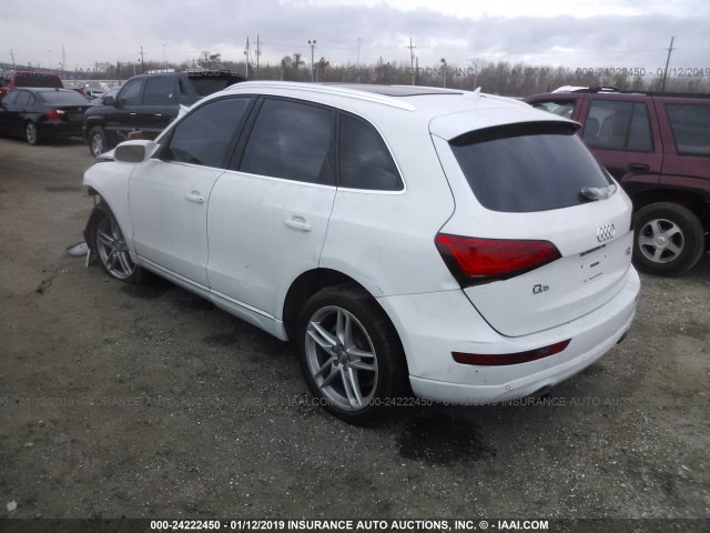 WA1LFAFP8DA024790 - 2013 AUDI Q5 PREMIUM PLUS WHITE photo 3