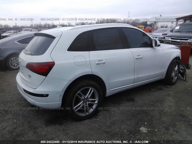 WA1LFAFP8DA024790 - 2013 AUDI Q5 PREMIUM PLUS WHITE photo 4