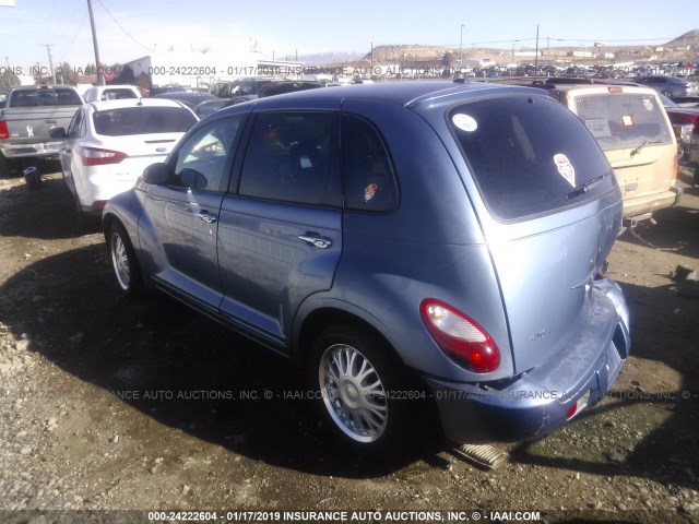 3A4FY58B87T581955 - 2007 CHRYSLER PT CRUISER TOURING BLUE photo 3