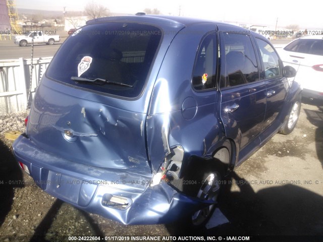 3A4FY58B87T581955 - 2007 CHRYSLER PT CRUISER TOURING BLUE photo 4