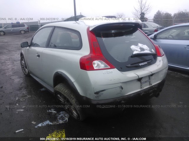 YV1MK672182061535 - 2008 VOLVO C30 T5 TAN photo 3