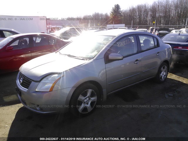 3N1AB61E58L609873 - 2008 NISSAN SENTRA 2.0/2.0S/2.0SL SILVER photo 2