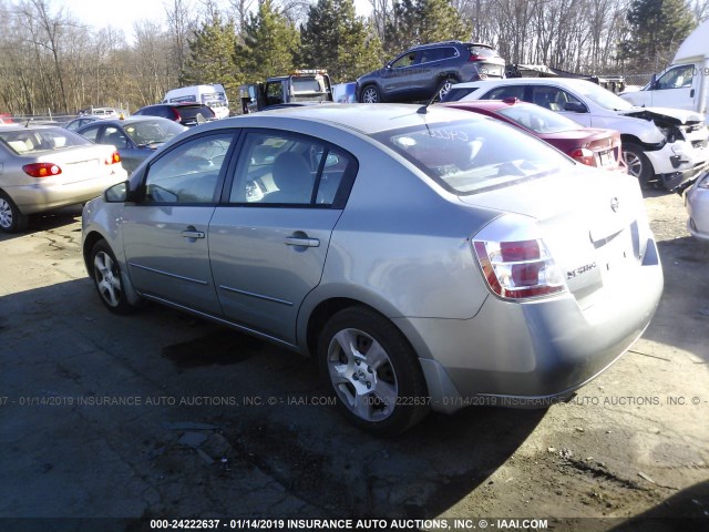 3N1AB61E58L609873 - 2008 NISSAN SENTRA 2.0/2.0S/2.0SL SILVER photo 3