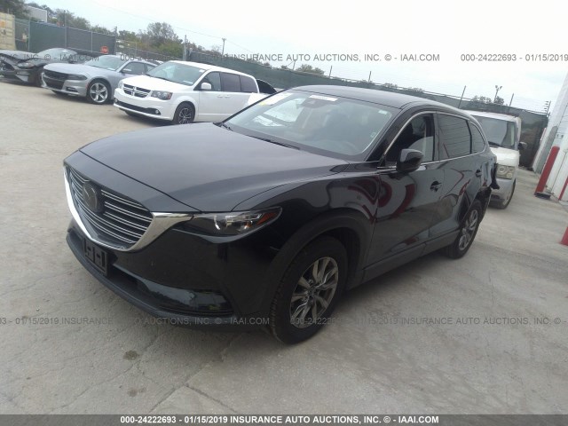 JM3TCACY3J0221662 - 2018 MAZDA CX-9 TOURING BLACK photo 2