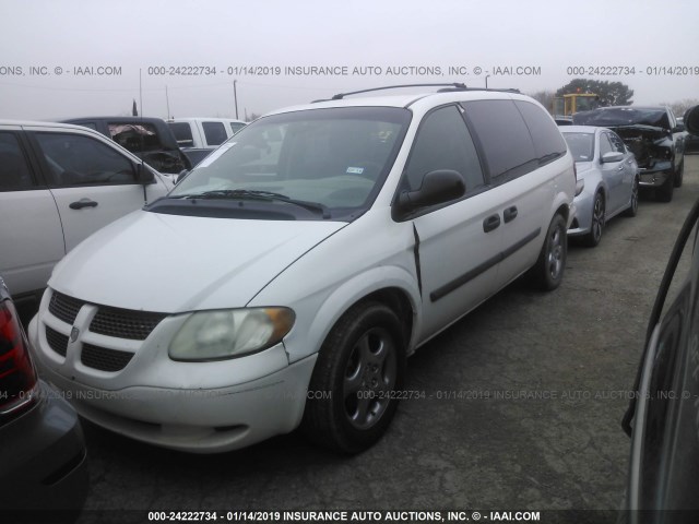 1D4GP24R56B617389 - 2006 DODGE GRAND CARAVAN SE WHITE photo 2