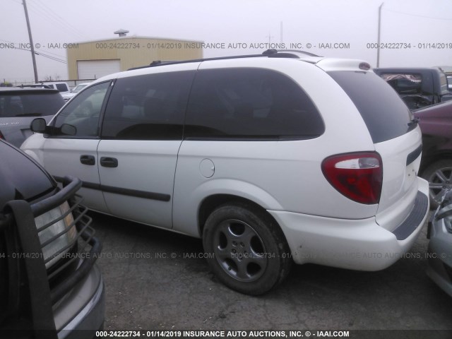 1D4GP24R56B617389 - 2006 DODGE GRAND CARAVAN SE WHITE photo 3