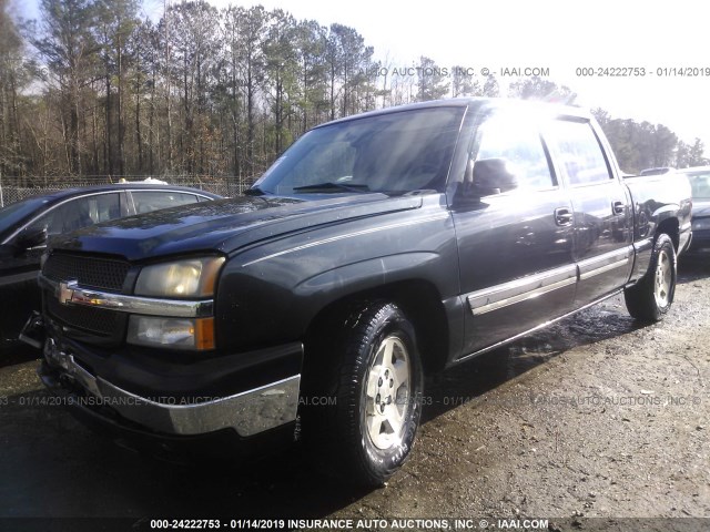 2GCEC13T251374906 - 2005 CHEVROLET SILVERADO C1500 GRAY photo 2