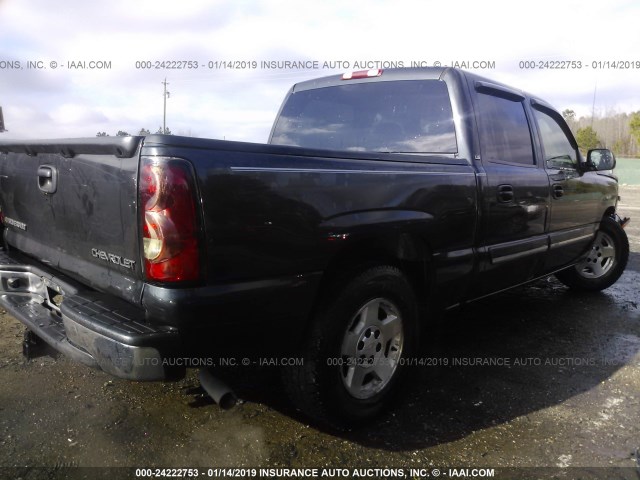 2GCEC13T251374906 - 2005 CHEVROLET SILVERADO C1500 GRAY photo 4