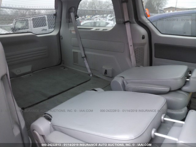 2FMZA522X7BA24908 - 2007 FORD FREESTAR SEL RED photo 8