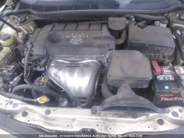 4T1BF3EK2AU018489 - 2010 TOYOTA CAMRY SE/LE/XLE 米色 照片 10