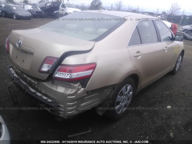 4T1BF3EK2AU018489 - 2010 TOYOTA CAMRY SE/LE/XLE 米色 照片 4