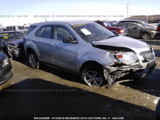 2GNALAEK6E1183757 - 2014 CHEVROLET EQUINOX LS GRAY photo 1