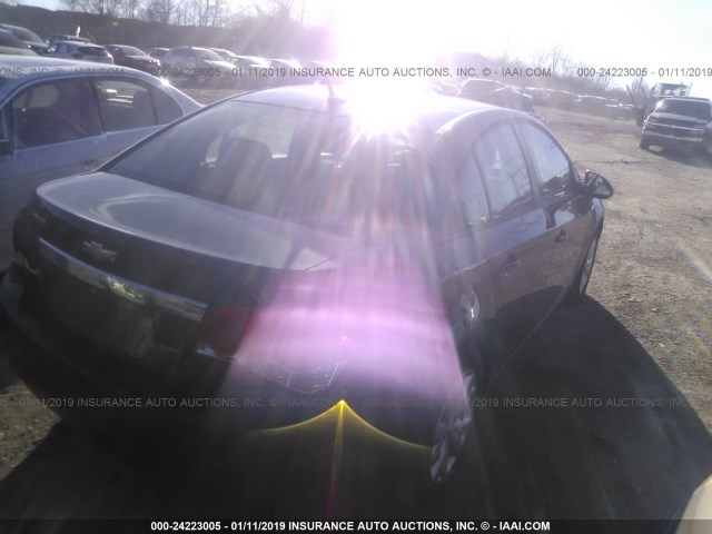 1G1PA5SG3E7125245 - 2014 CHEVROLET CRUZE LS BLACK photo 4