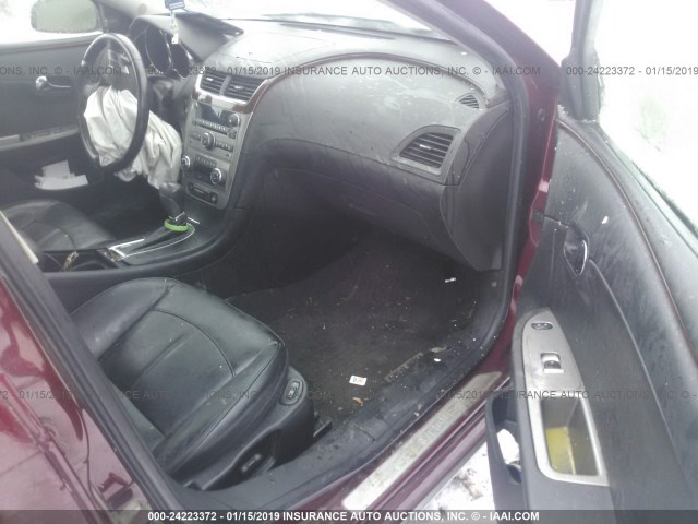 1G1ZK57789F259937 - 2009 CHEVROLET MALIBU LTZ მუქწითელი ფოტო 5