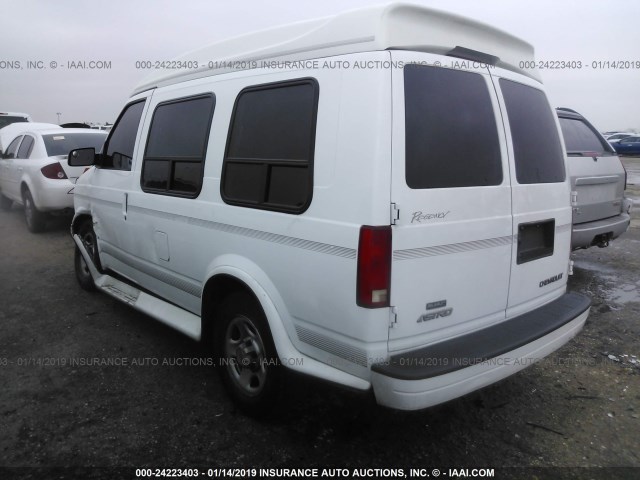 1GBDM19XX3B151694 - 2003 CHEVROLET ASTRO WHITE photo 3