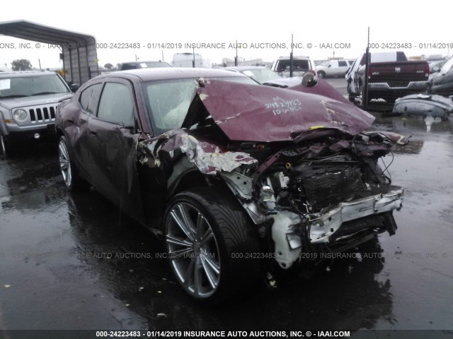 2B3CA3CVXAH242344 - 2010 DODGE CHARGER SXT RED photo 1