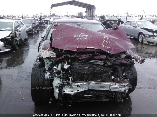 2B3CA3CVXAH242344 - 2010 DODGE CHARGER SXT RED photo 6