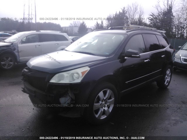 1GNER33D69S118333 - 2009 CHEVROLET TRAVERSE LTZ GRAY photo 2