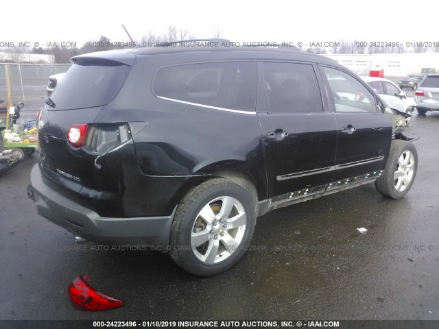 1GNER33D69S118333 - 2009 CHEVROLET TRAVERSE LTZ GRAY photo 4