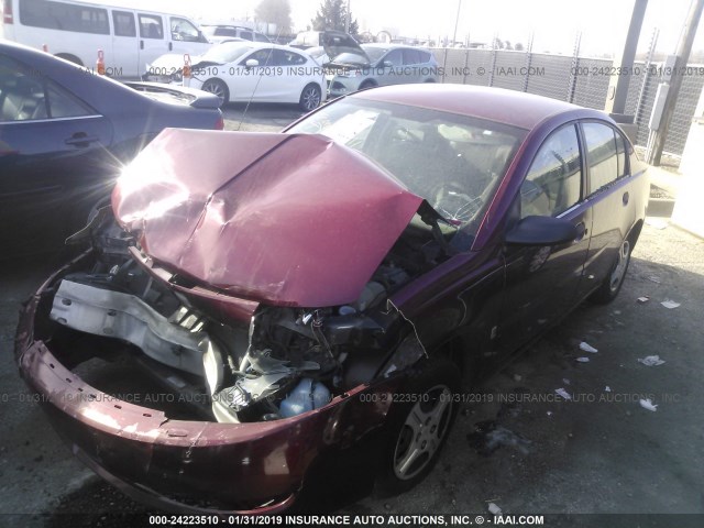 1G8AG52F74Z120355 - 2004 SATURN ION LEVEL 1 RED photo 2