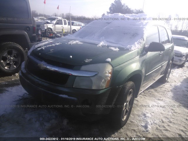 2CNDL73F556067334 - 2005 CHEVROLET EQUINOX LT GREEN photo 2