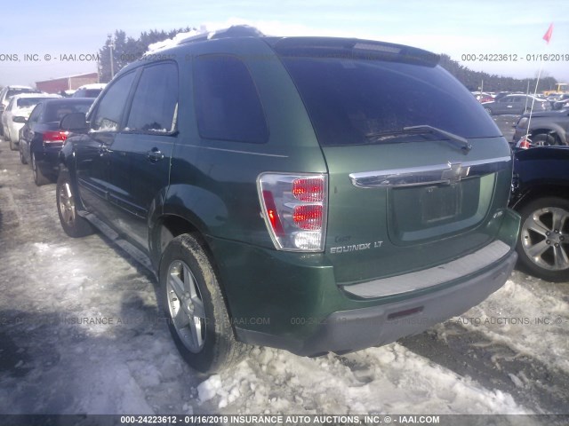 2CNDL73F556067334 - 2005 CHEVROLET EQUINOX LT GREEN photo 3