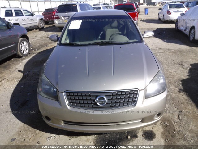 1N4AL11D25C169628 - 2005 NISSAN ALTIMA S/SL GOLD photo 6