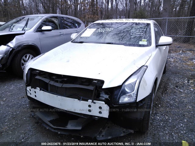 1G6AA5RA1D0141274 - 2013 CADILLAC ATS WHITE photo 6