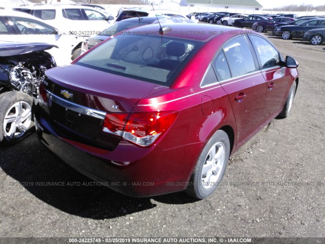 1G1PE5SB1G7151726 - 2016 CHEVROLET CRUZE LIMITED LT RED photo 4