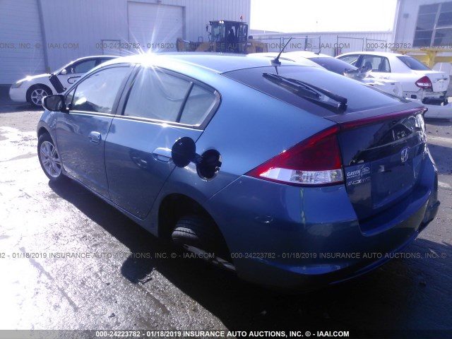 JHMZE2H7XAS026437 - 2010 HONDA INSIGHT EX BLUE photo 3